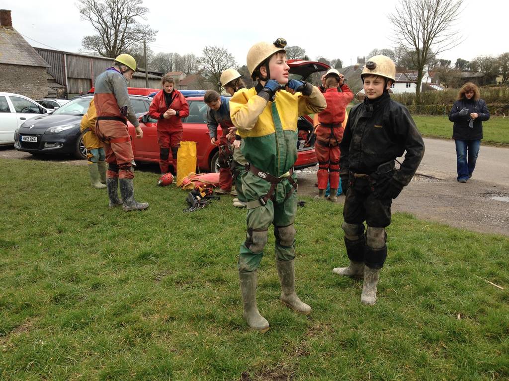 Explorer Scout Caving, March 2015 21